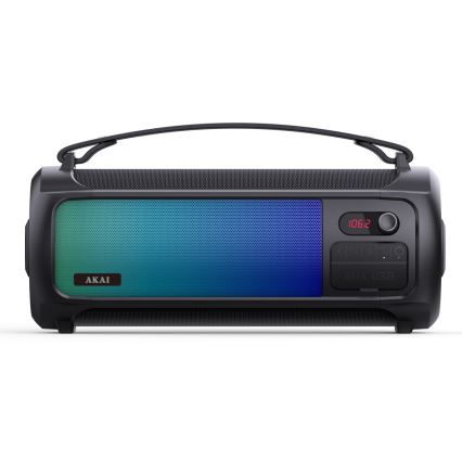 AKAI ABTS-35 - Juhtmevaba kõlar RGB-taustvalgustusega 10W/3000 mAh