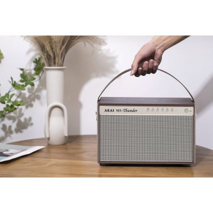 AKAI M5 THUNDER COFFEE - Juhtmevaba kõlar 70W/8000 mAh