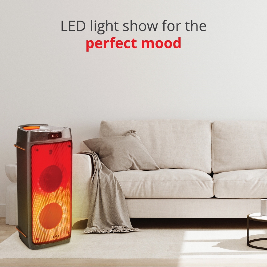 AKAI PARTY BOX 810 - juhtmevaba kõlar 65W/230V 5000 mAh + kaugjuhtimispult