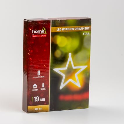 Aknakaunistus 8x LED/3xAA