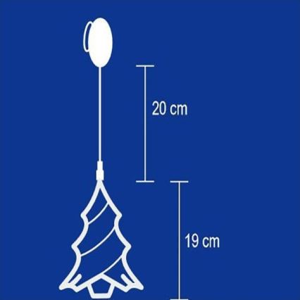 Aknakaunistus 8x LED/3xAA