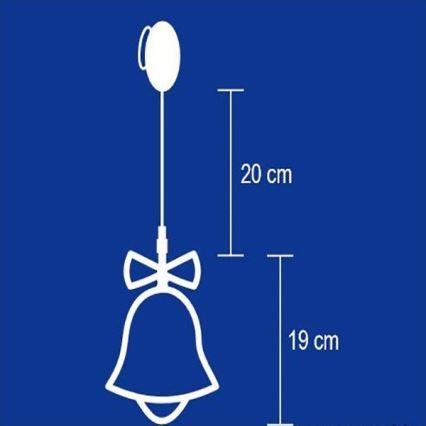 Aknakaunistus 8x LED/3xAA
