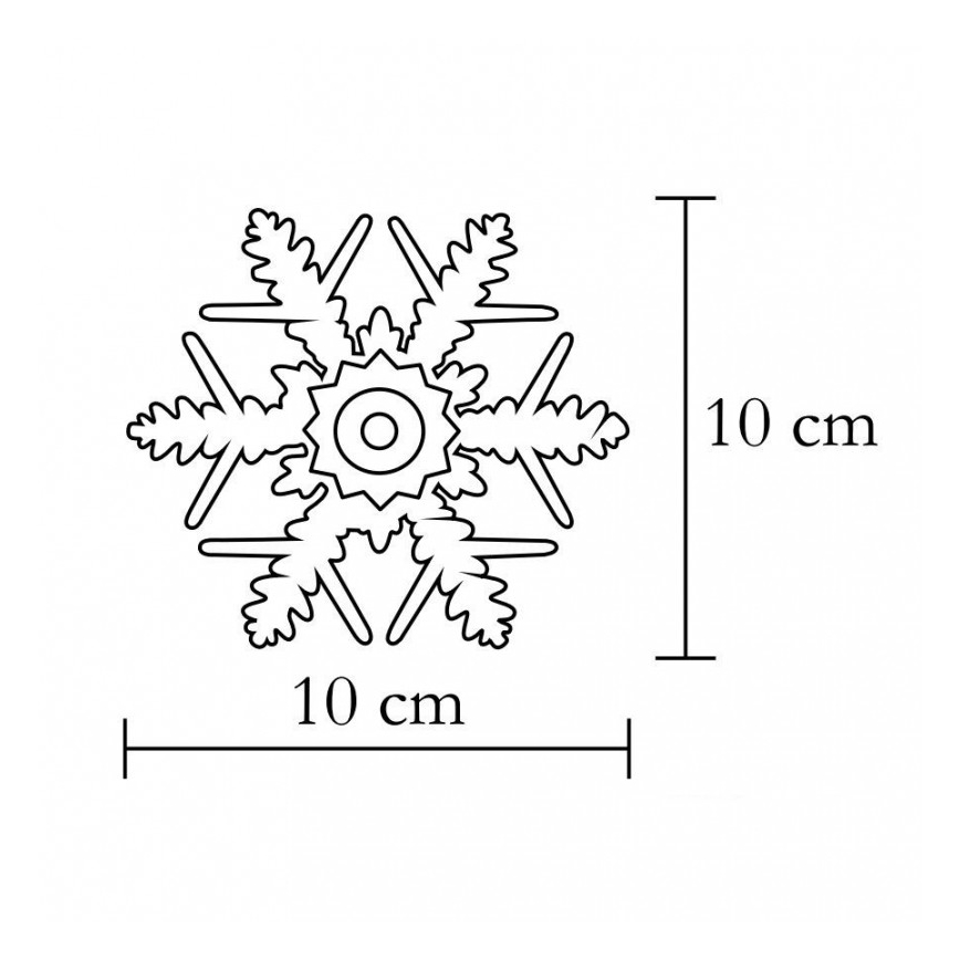 Aknakaunistus LED/2xCR2032