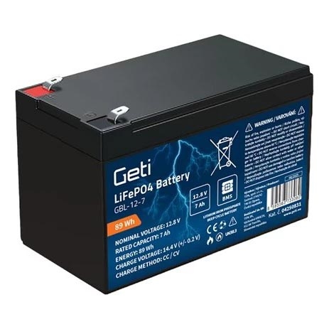 Aku LiFePO4 12,8V/7Ah