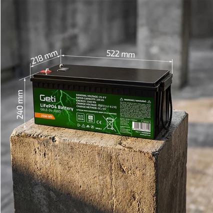 Aku LiFePO4 25,6V/100Ah