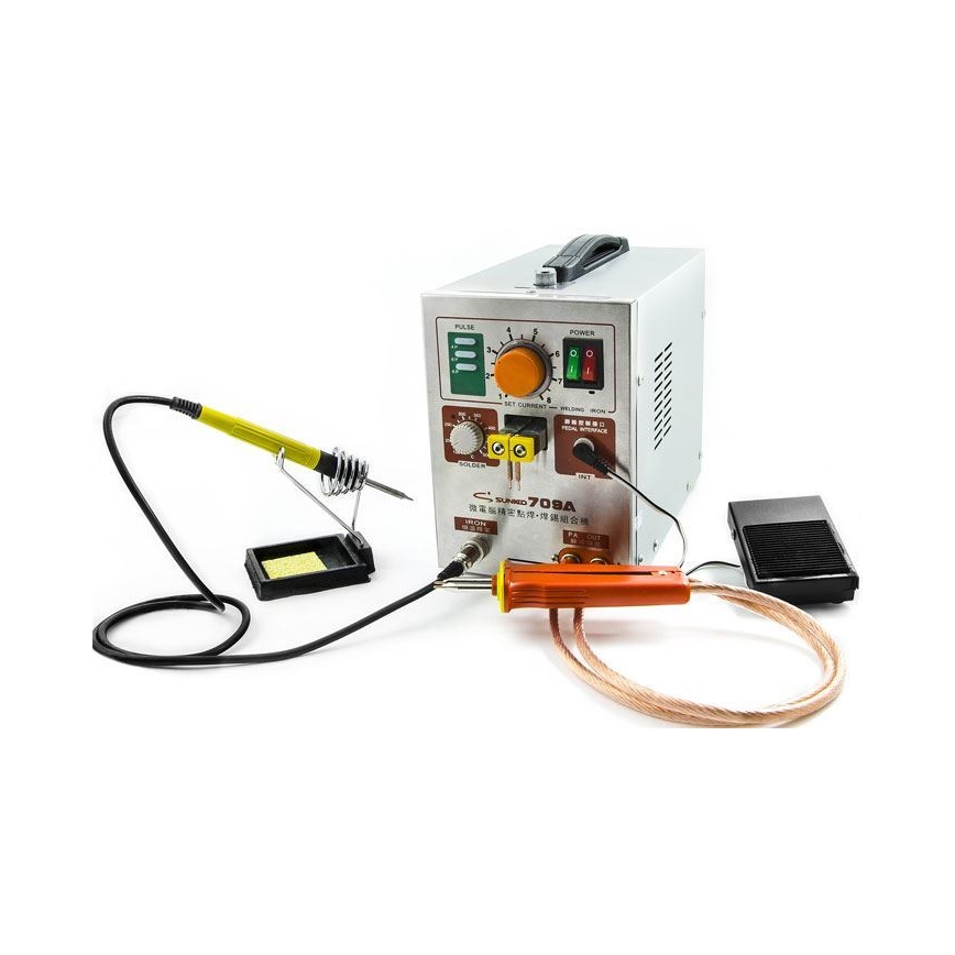 Aku punktkeevitusseade koos mikro jootjaga 230V