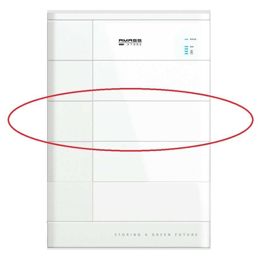 Akumoodul AMASSTORE GTX3000HV 2,56 kWh