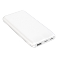 Akupank 10000 mAh 10W Power Delivery 2xUSB-C + 1xUSB-A valge