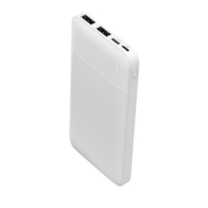 Akupank 10000 mAh 3,7V valge