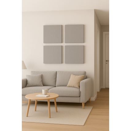 Akustiline paneel SILENCE 58x58 cm, hall