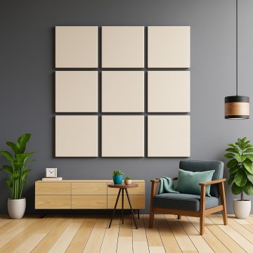 Akustiline paneel SILENCE 58x58 cm kreemjas