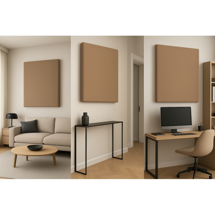 Akustiline panel SILENCE 58x58 cm beež