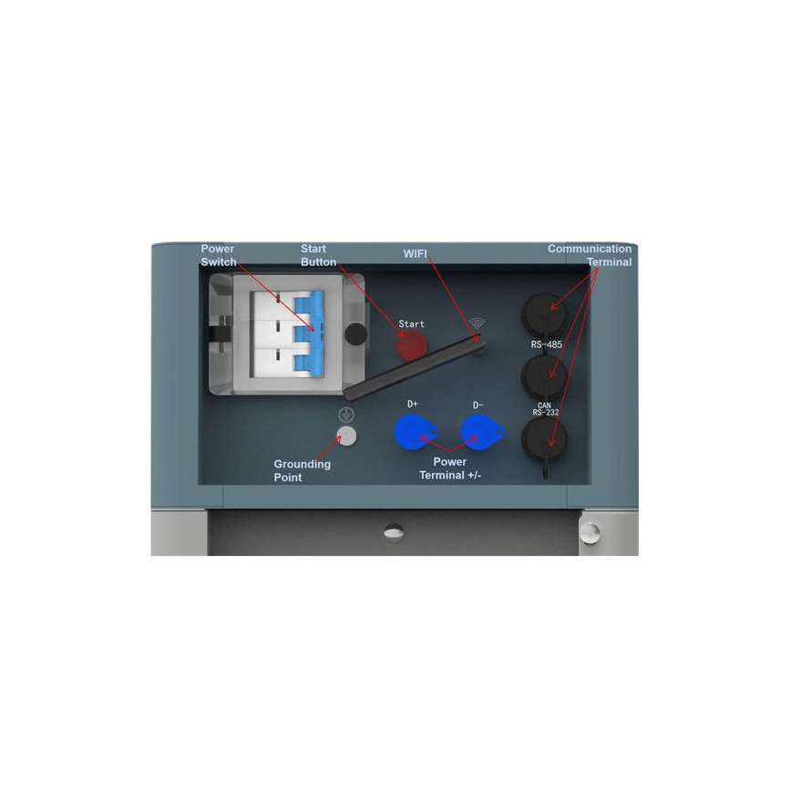 Akusüsteemi juht Pylontech BMS Force H2, FC0500M-40