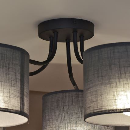 ALBA pinnapealne laelamp 5xE27/15W/230V, hall