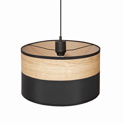 ALBA ripplamp kaablil, 1xE27/15W/230V, läbimõõt 25 cm, must/pruun