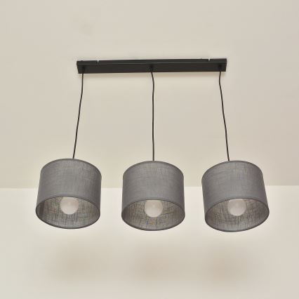 ALBA rippvalgusti kaabliga 3xE27/15W/230V hall