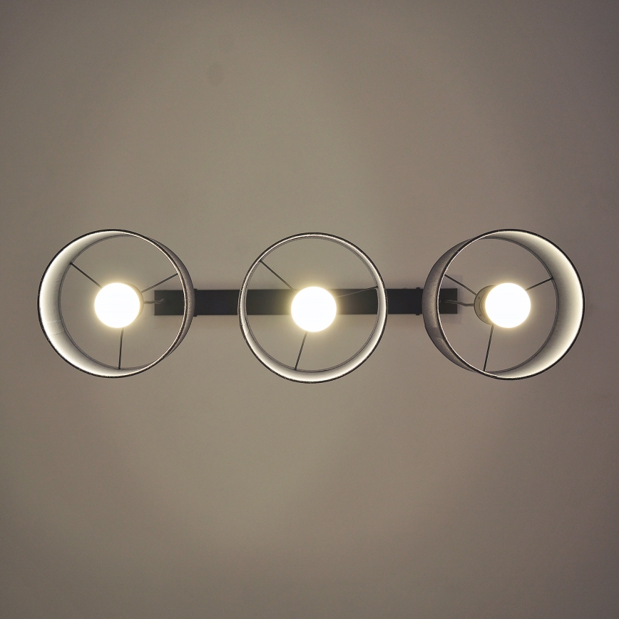 ALBA rippvalgusti kaabliga 3xE27/15W/230V hall