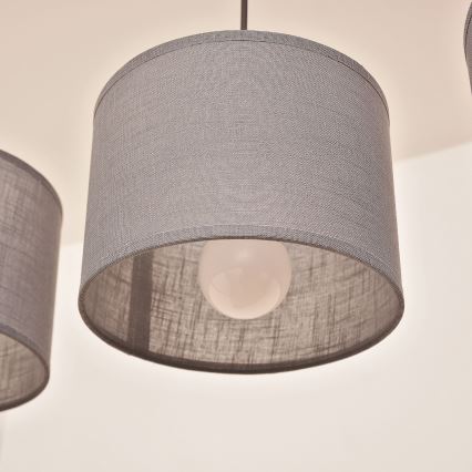 ALBA rippvalgusti kaabliga 3xE27/15W/230V hall