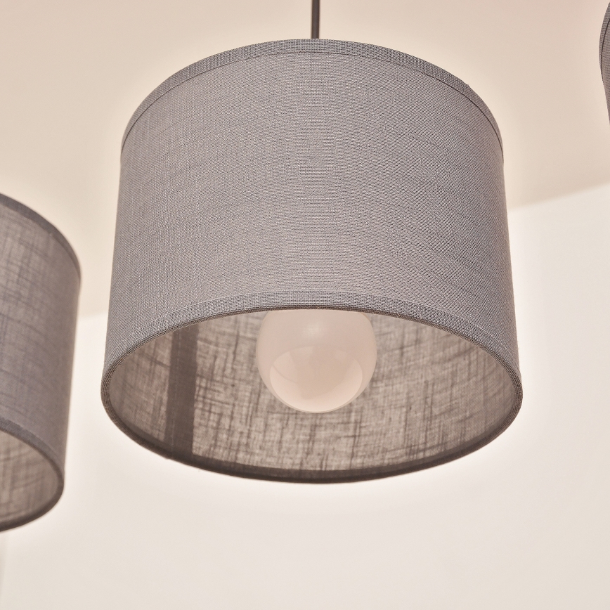 ALBA rippvalgusti kaabliga 3xE27/15W/230V hall