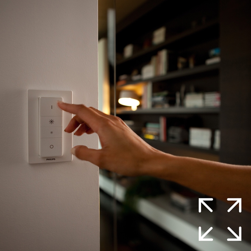 Philips Hue STARTER KIT WHITE algkomplekt 3xE27/9W 2700K + Hue Bridge ja dimmerlüliti