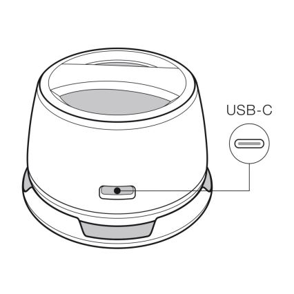 Aligator ABSMB01 - Mini Beat MagSafe-ühilduv magnetiline kõlar, 400 mAh, must