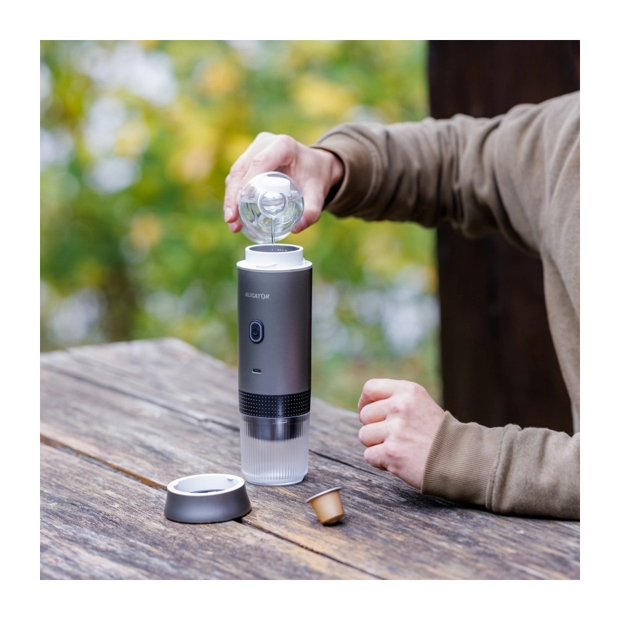 Aligator ACM002 - Laetav reisikohvimasin PortaCaffé 3-ühes 72W/7500 mAh hall