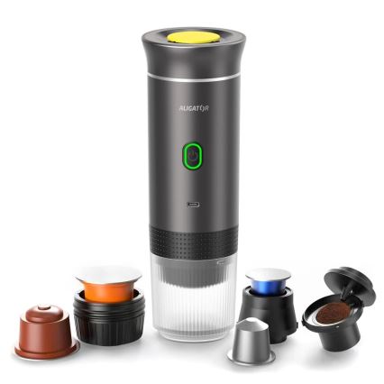 Aligator ACM002 - Laetav reisikohvimasin PortaCaffé 3-ühes 72W/7500 mAh hall