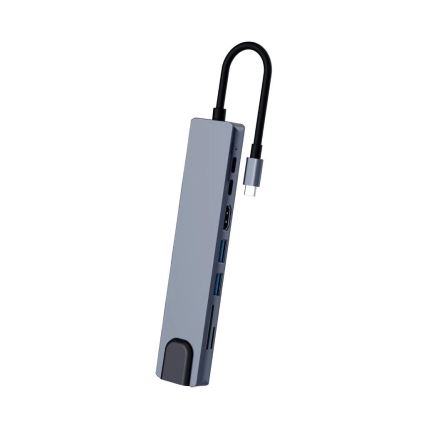 Aligator AHUB001 - USB-C-jaotur 8-ühes