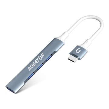 Aligator AHUB002 - USB-C jaam 4-ühes