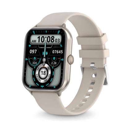 Aligator AW10SR - nutikell Watch GO 220 mAh IP67 kreemjas