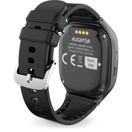 Aligator AW11BK - Nutikell Watch Junior 2 450 mAh IP67 Wi-Fi must