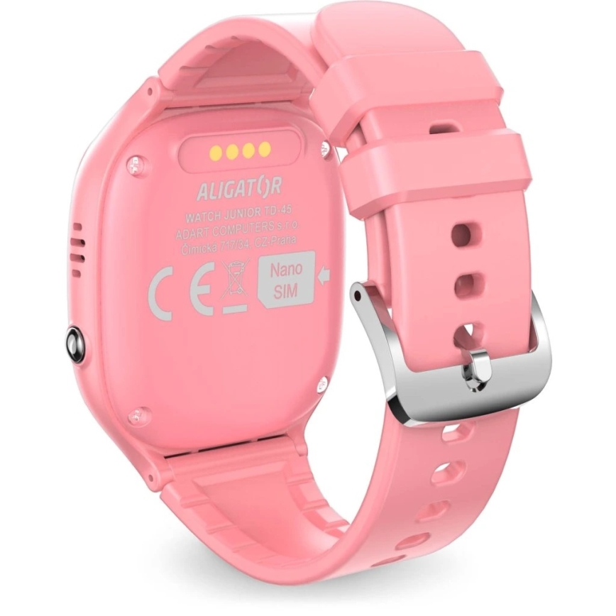 Aligator AW11PK - nutikell Watch Junior 2 450 mAh IP67 Wi-Fi roosa