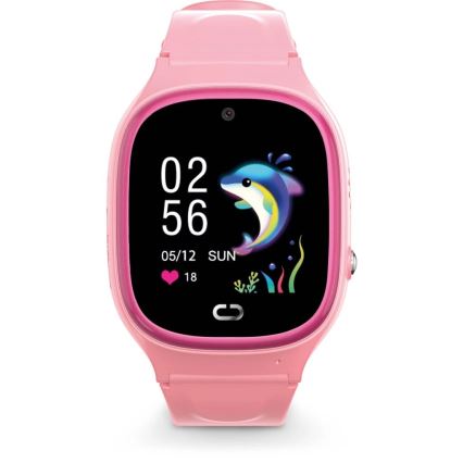 Aligator AW11PK - Watch Junior 2 nutikell, 450 mAh, IP67, Wi-Fi, roosa