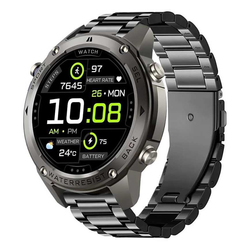 Aligator AW12BK - nutikell Watch GPS 500 mAh IP69K must
