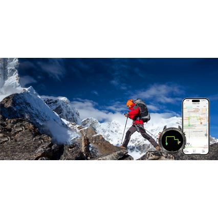 Aligator AW12BK - nutikell Watch GPS 500 mAh IP69K must