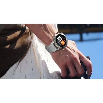 Aligator AW12SR - nutikell Watch GPS 500 mAh IP69K hõbedane