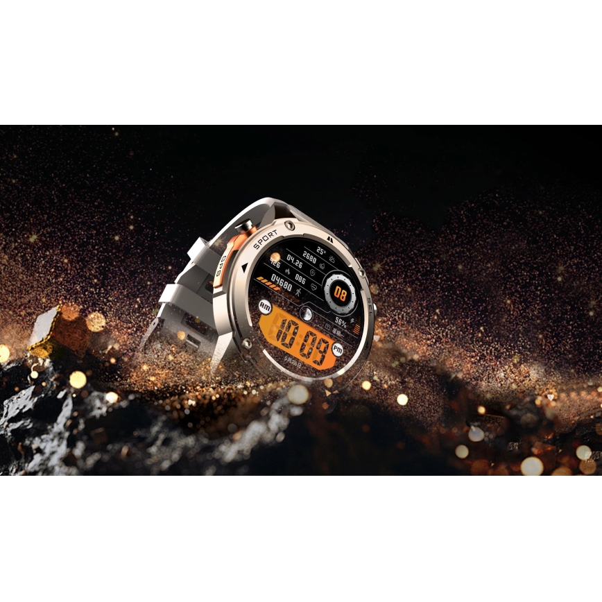 Aligator AW12SR - nutikell Watch GPS 500 mAh IP69K hõbedane