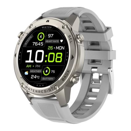 Aligator AW12SR - nutikell Watch GPS 500 mAh IP69K hõbedane