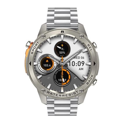Aligator AW12SR - nutikell Watch GPS 500 mAh IP69K hõbedane
