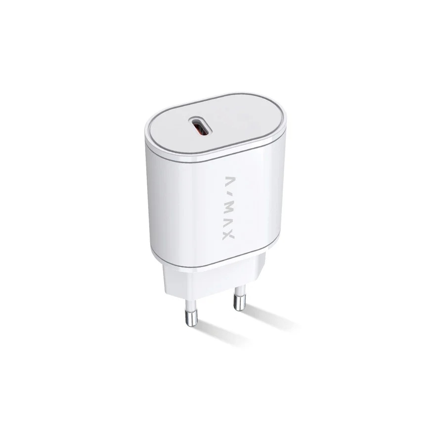 Aligator AX0001V - A-MAX Power Delivery (PD) 20 W USB-C kiirlaadija, valge