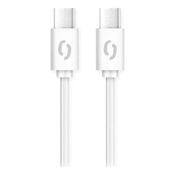 Aligator DATKP47 - USB-kaabel USB-C / USB-C 100W Power Delivery 1,5m valge