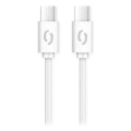 Aligator DATKP49 - USB-kaabel USB-C / USB-C 65 W Power Delivery 1,5 m valge