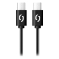 Aligator DATKP54 - USB-C / USB-C kaabel, 65 W USB Power Delivery, 0,5 m, must
