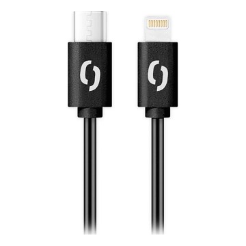 Aligator DATKP56 - USB-kaabel USB-C / Lightning, 30 W Power Delivery, 0,5 m, must