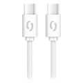 Aligator DATKP59 - USB-kaabel USB-C / USB-C 65W Power Delivery 2,5m valge