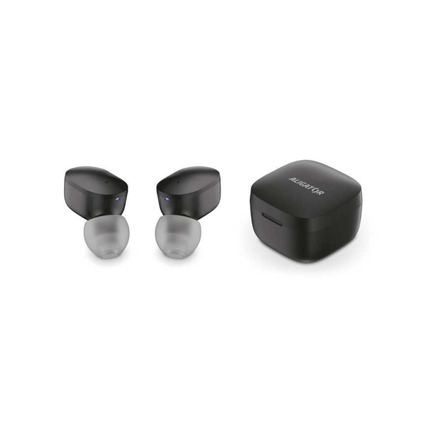 Aligator TWS05 - Juhtmevabad Pods LITE kõrvaklapid 200 mAh + 2x 30 mAh must