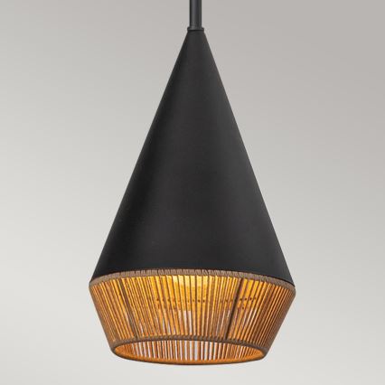 Alora Mood - lühter varrega DAPHNE 1xE27/60W/230V läbimõõt 18,1 cm must/pruun