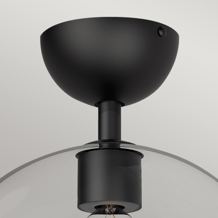 Alora Mood - laelamp JUDE 1xE27/60W/230V, läbimõõt 30,5 cm, must