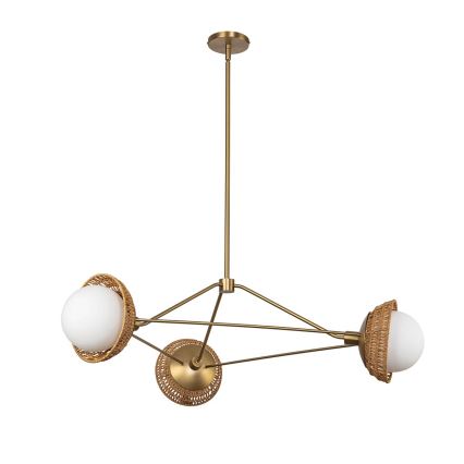 Alora Mood - Varrega lühter PERTH 3xE14/40W/230V kuldne