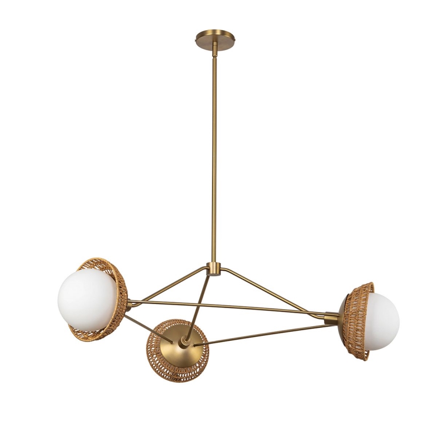 Alora Mood - Varrega lühter PERTH 3xE14/40W/230V kuldne